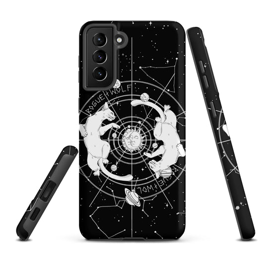 Purr Nebula Tough Phone Case for Samsung