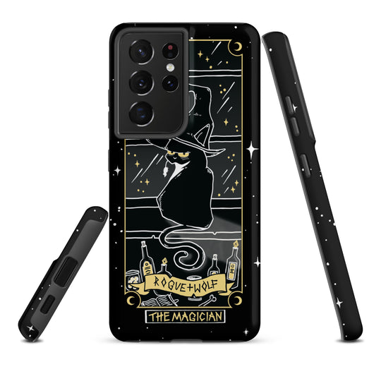 Magician Tarot Tough Phone Case for Samsung - Shockproof Anti-scratch Witchy Goth Phone Case Cover