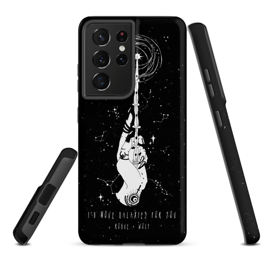 Cosmic Devotion Tough Phone Case for Samsung - Shockproof Witchy Phone Cover Anti-scratch Goth Cell Phone Case Cool Gothic gifts