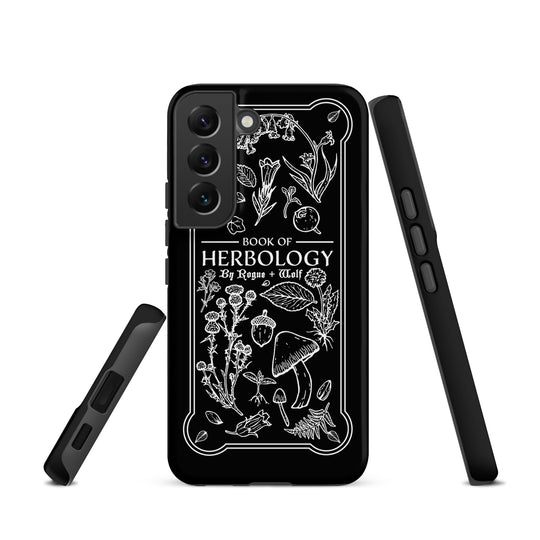 Book of Herbology B&W Tough Phone Case for Samsung