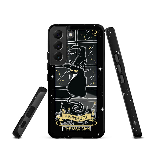 Magician Tarot Tough Phone Case for Samsung - Shockproof Anti-scratch Witchy Goth Phone Case Cover