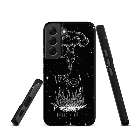 Godbane Tough Phone Case for Samsung - Shockproof Anti-scratch Witchy Goth Cover Cool Gothic Christmas Gift