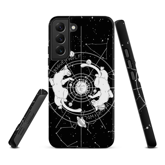 Purr Nebula Tough Phone Case for Samsung