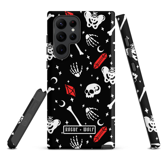 Skulls & Crystals Tough Phone Case for Samsung