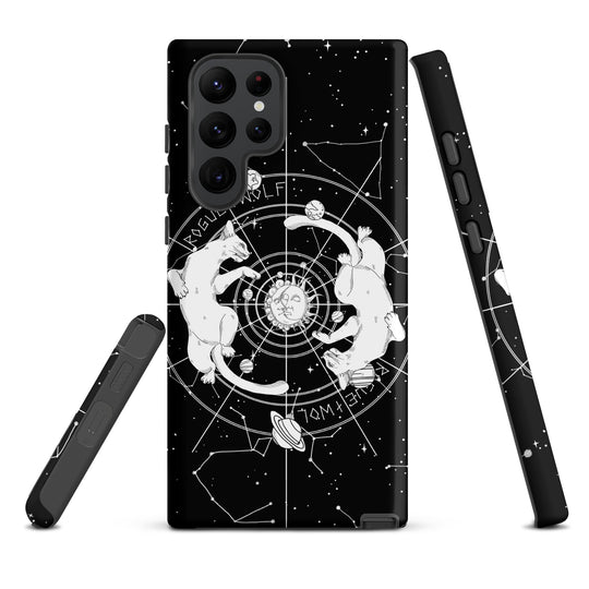 Purr Nebula Tough Phone Case for Samsung