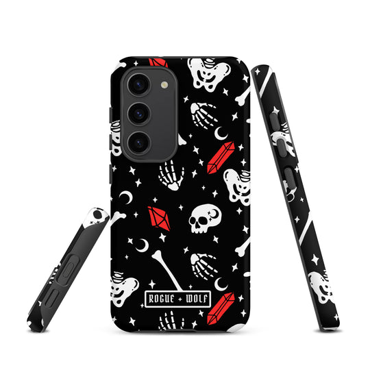 Skulls & Crystals Tough Phone Case for Samsung