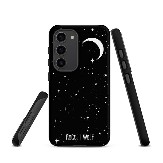 Stardust Tough Phone Case for Samsung - Witchy Shockproof Goth Cover Anti-Scratch Accessory