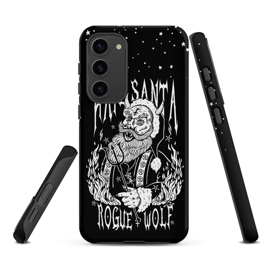 Hail Santa Tough Phone Case for Samsung - Xmas Witchy Shockproof Anti-scratch Goth Cover Gothic Christmas Gifts