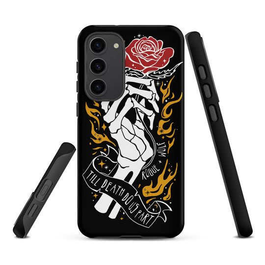 'Till Death Do Us Part’ Tough Phone Case for Samsung - Shock Absorption Protective Cover Witchy Phone Cases