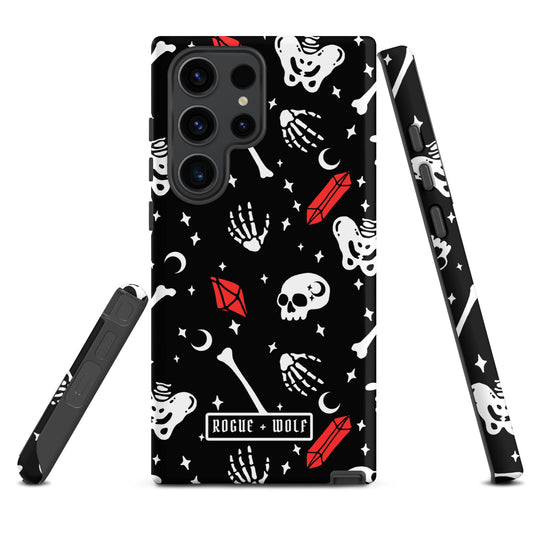 Skulls & Crystals Tough Phone Case for Samsung