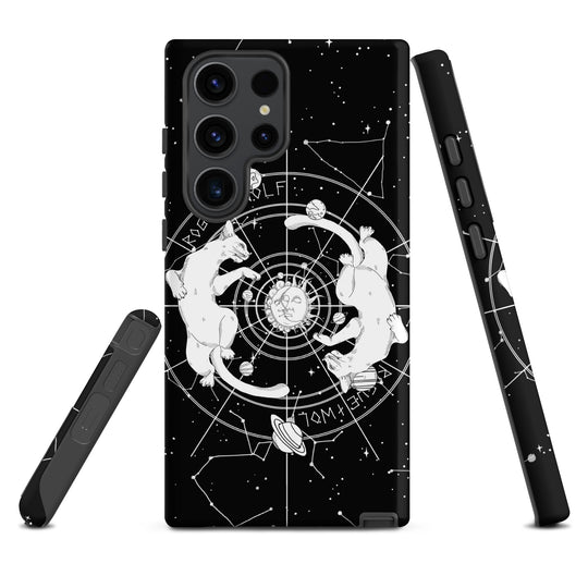 Purr Nebula Tough Phone Case for Samsung