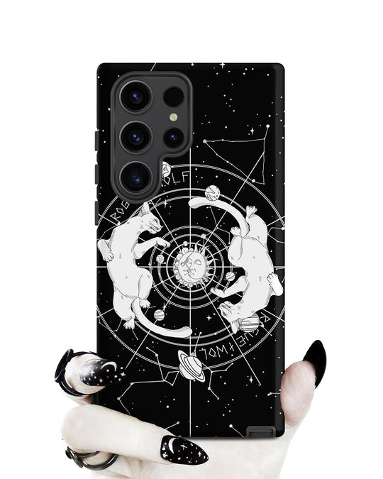 Purr Nebula Tough Phone Case for Samsung
