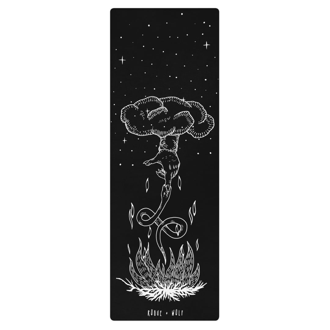 Godbane Yoga Mat - Non Slip Witchy Goth Pagan-Inspired Mat for Yoga Pilates & Fitness Workouts perfect Gift for Yoga lovers