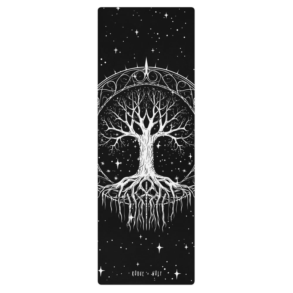 Eternal Growth Yoga Mat - Non-Slip Gothic Witchy Pagan Exercise Mat for Yoga Pilates & Fitness Goth Gifts