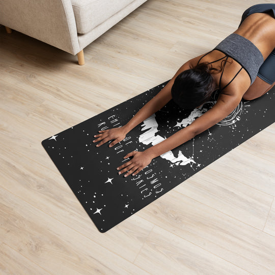 Cosmos Yoga Mat - Witchy Goth Non-Slip Exercise Mat for Yoga Pilates Fitness Cool Gothic Gift for yoga lovers