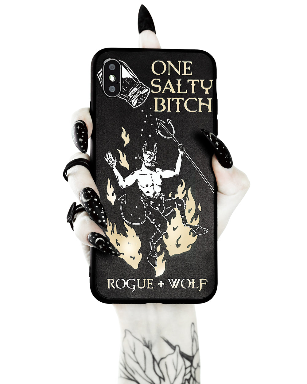 One Salty Witch Phone Case - Mirror Gold Details – Rogue + Wolf