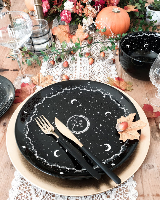 Midnight Large Porcelain Dinner Plate