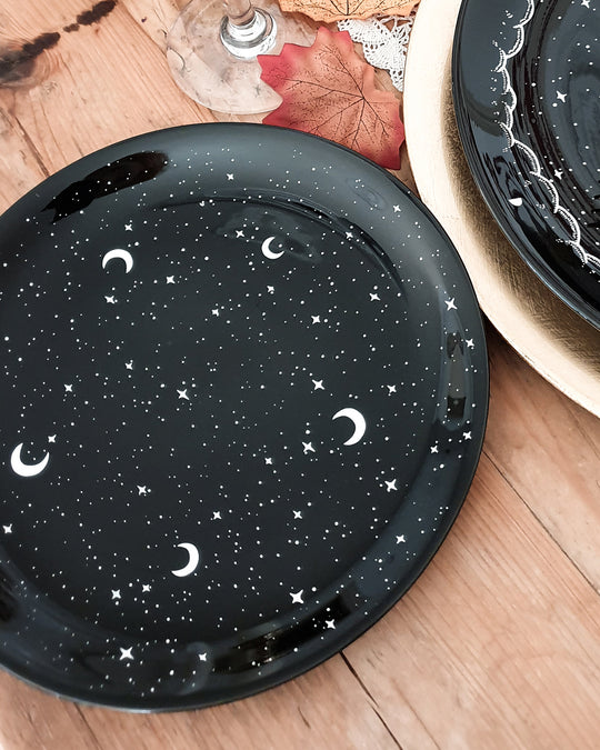 Midnight Small Porcelain Dinner Plate