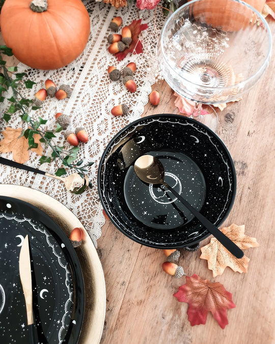 Midnight Porcelain Large Dinner Bowl