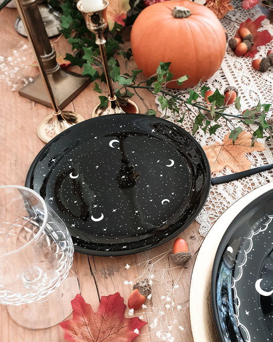 Midnight Small Porcelain Dinner Plate