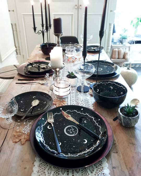 Midnight Porcelain Large Dinner Bowl