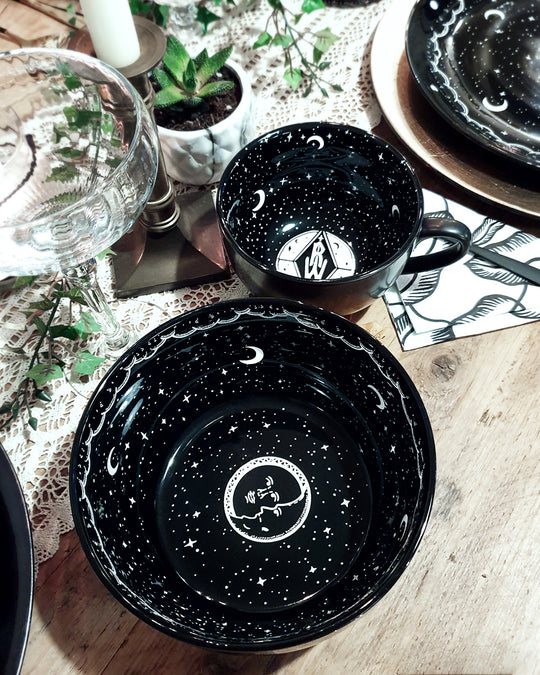 Midnight Porcelain Large Dinner Bowl