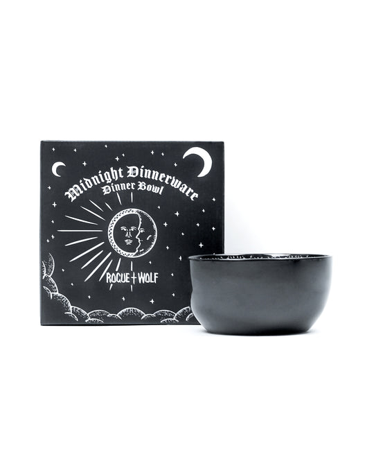 Midnight Porcelain Large Dinner Bowl