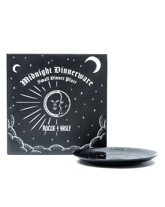 Midnight Small Porcelain Dinner Plate