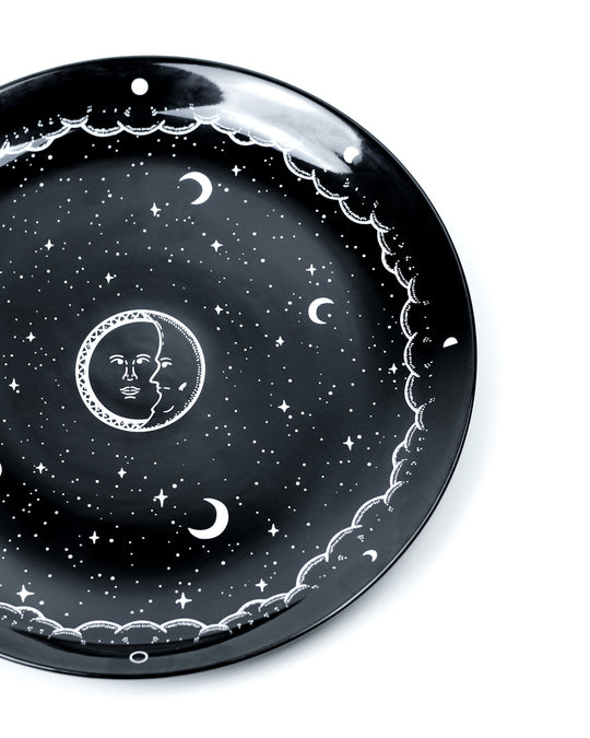 Midnight Dinnerware Set of 2 Porcelain Plates