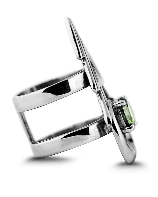 Rune Ring in Mirror Steel