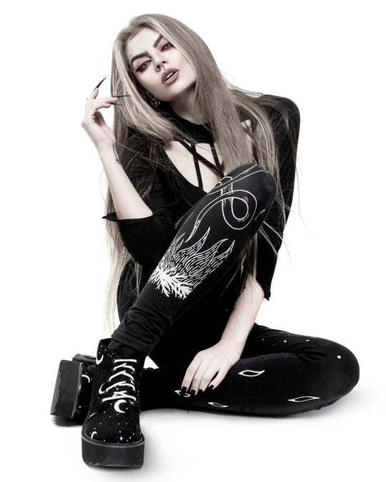 MoonDust Platform Heel Boots