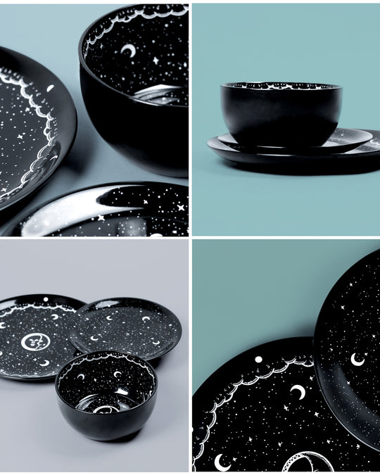 Midnight Porcelain Large Dinner Bowl