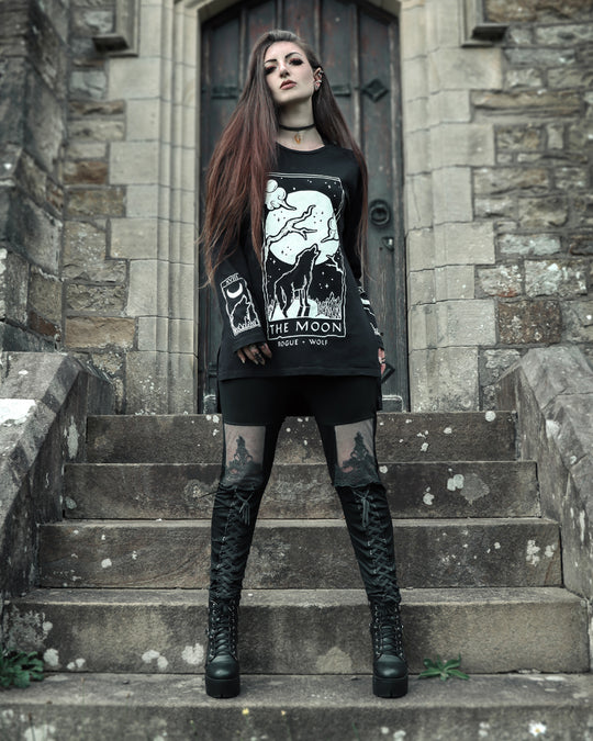 Moon Tarot Long Sleeve Tee