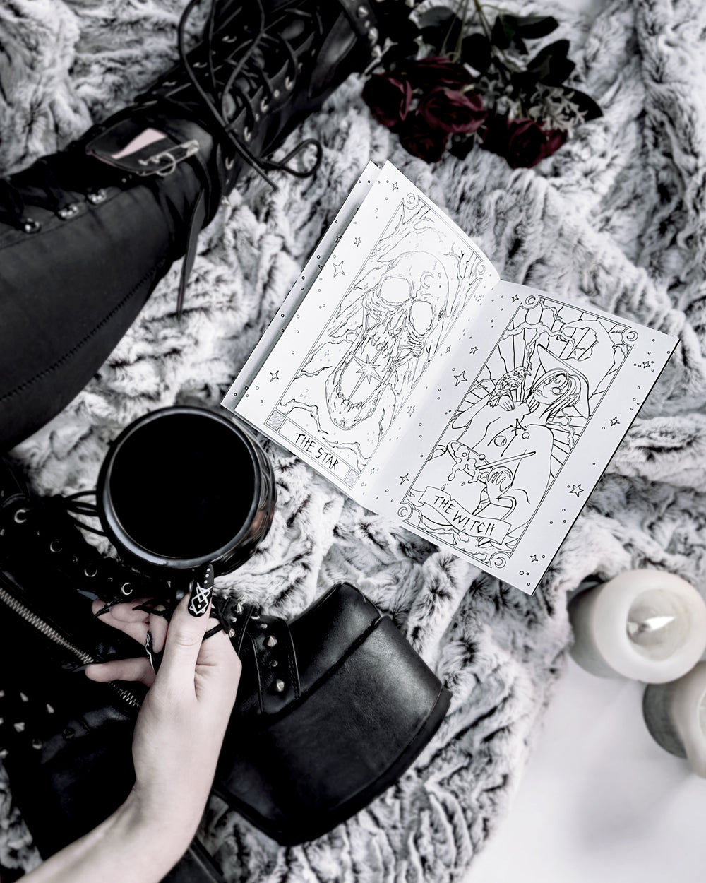 Tarot Colouring Book