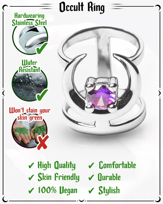 Occult Ring in Mirror Steel
