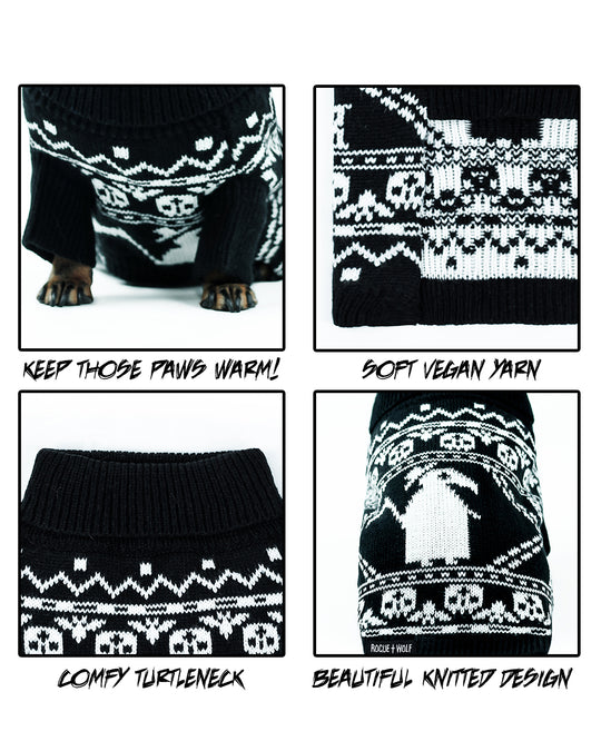Plague Doctor Knitted Pet Sweater - Dog or Cat