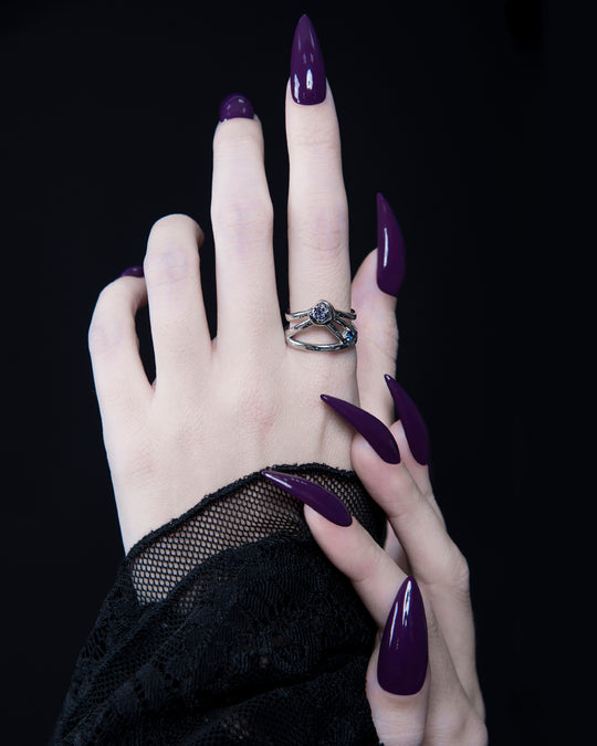 Comet Ring in Mirror Steel