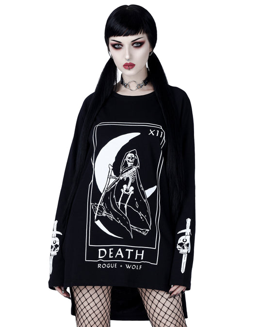 Death Tarot Long Sleeve Tee