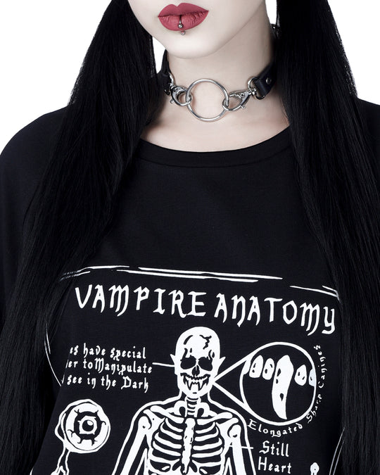 Vampire Anatomy Long Sleeve Tee