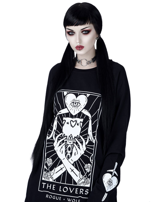 Lovers Tarot Long Sleeve Tee