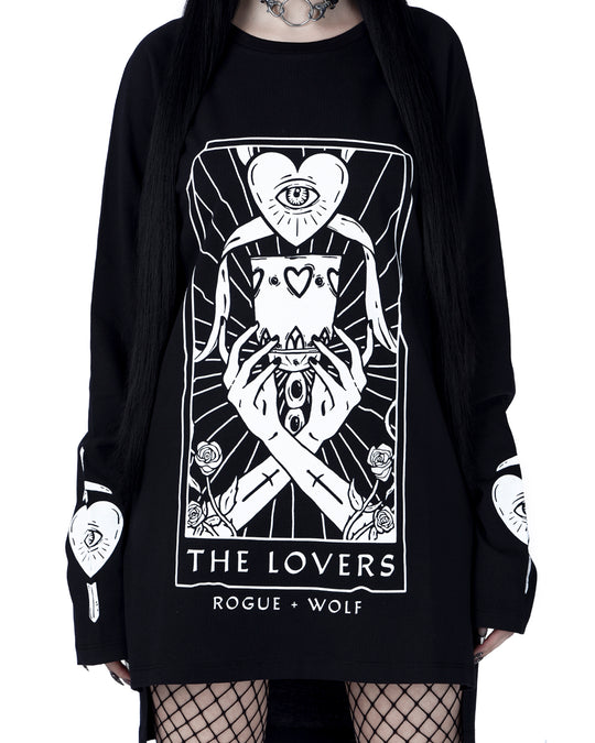 Lovers Tarot Long Sleeve Tee