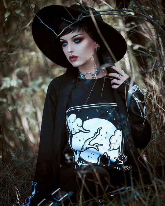 Moon Tarot Long Sleeve Tee
