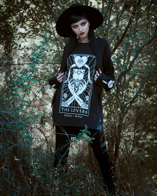 Lovers Tarot Long Sleeve Tee