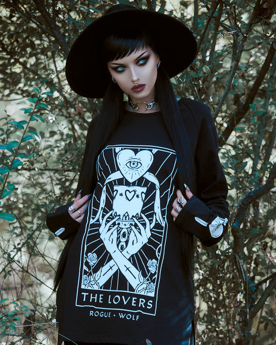 Lovers Tarot Long Sleeve Tee