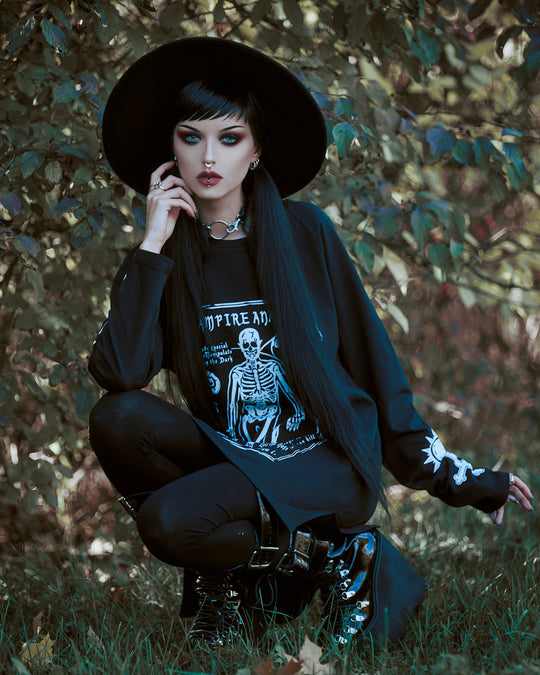 Vampire Anatomy Long Sleeve Tee