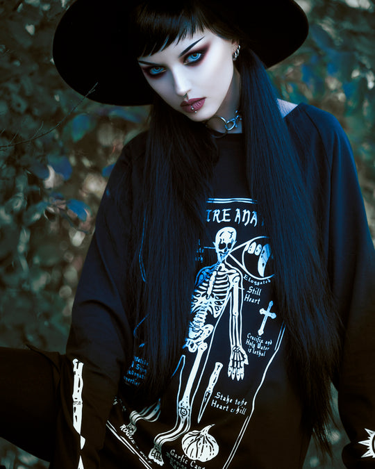 Vampire Anatomy Long Sleeve Tee