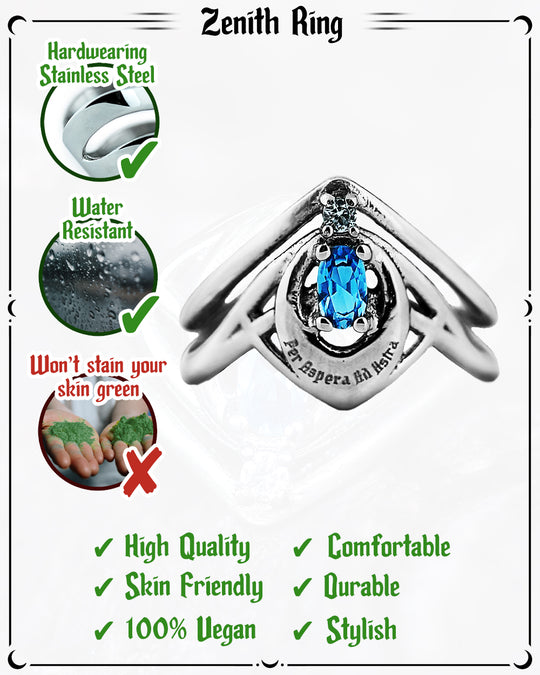 Zenith Ring in Mirror Steel