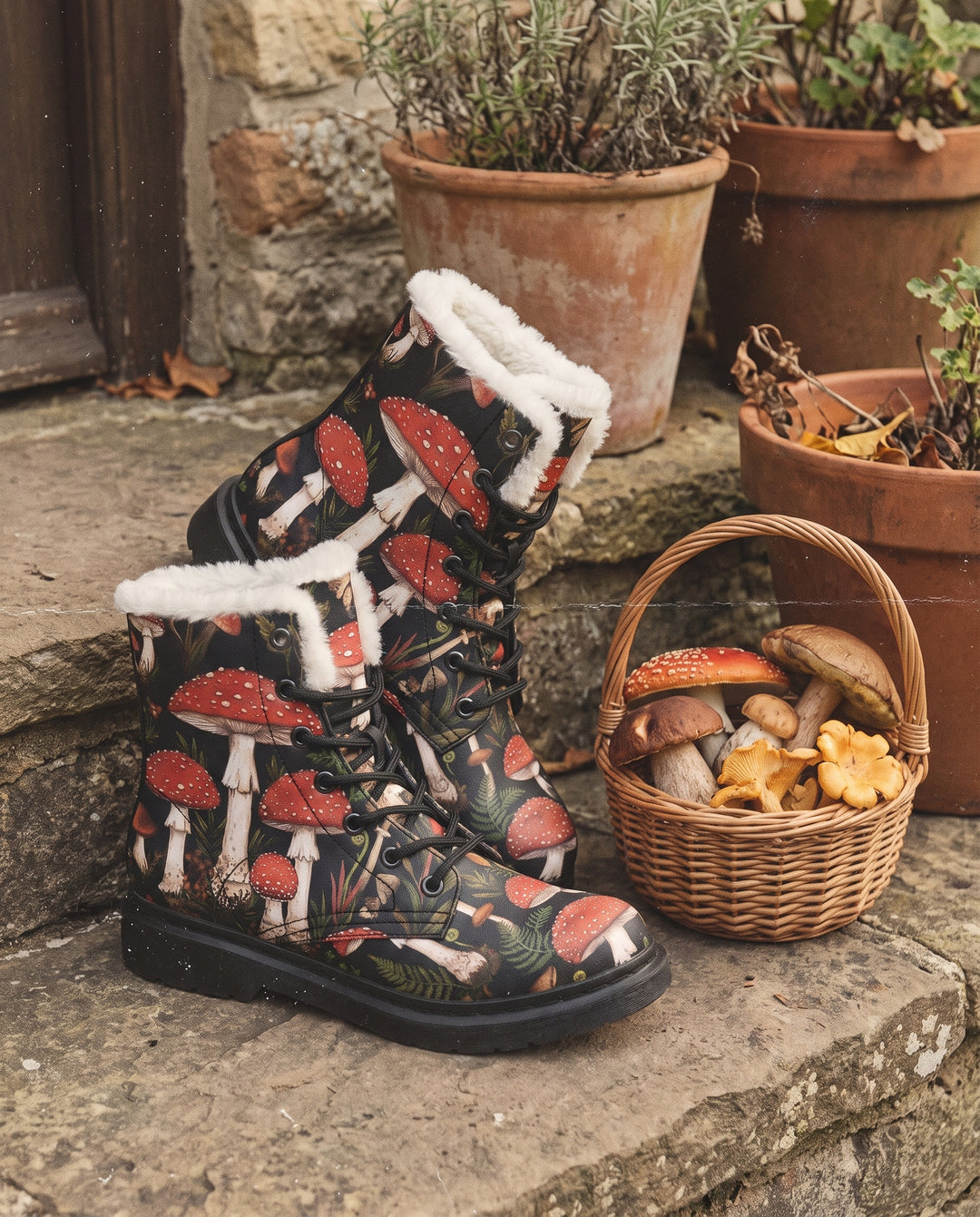 Mushroom King Winter Boots