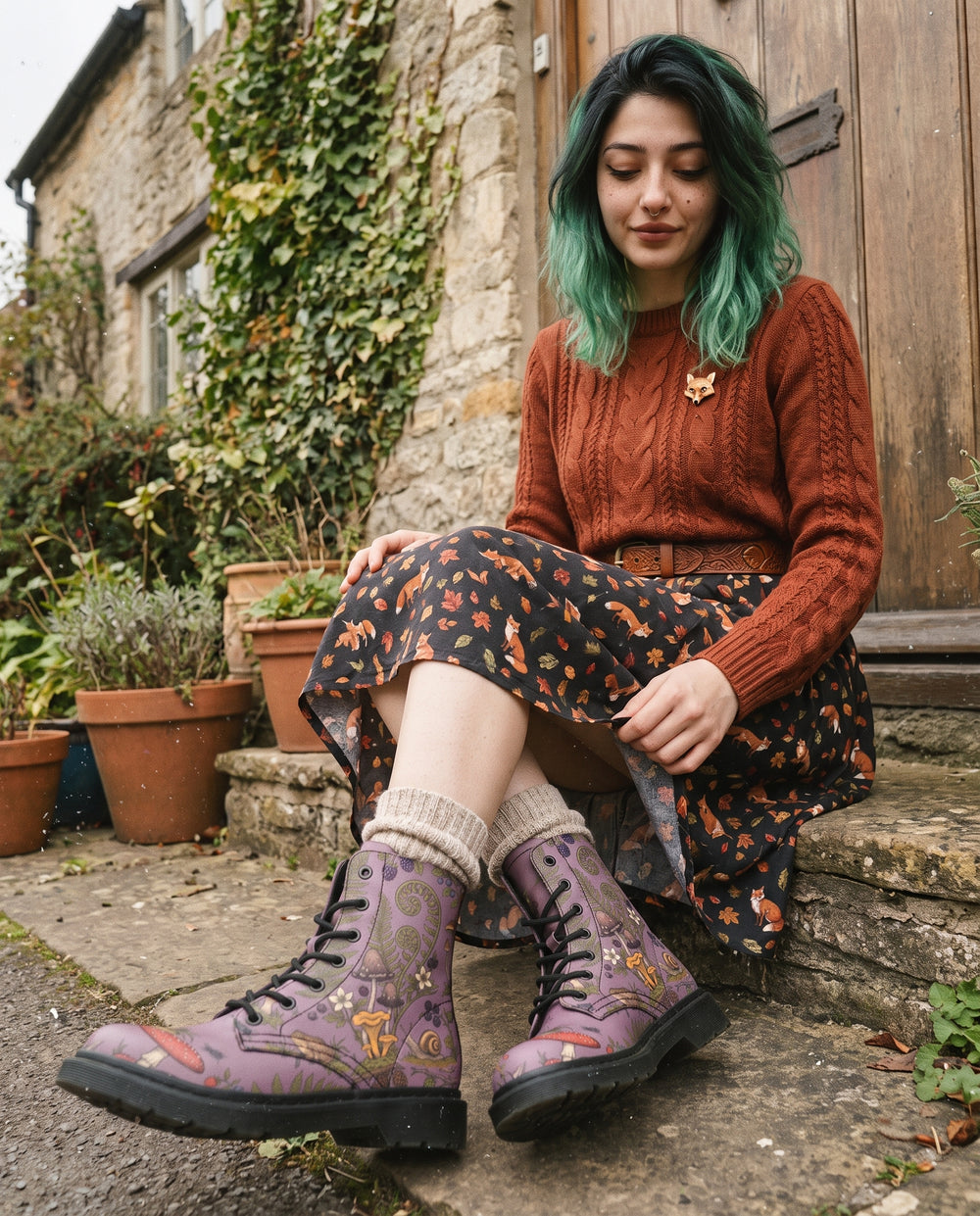 Fern Frolic Boots worn