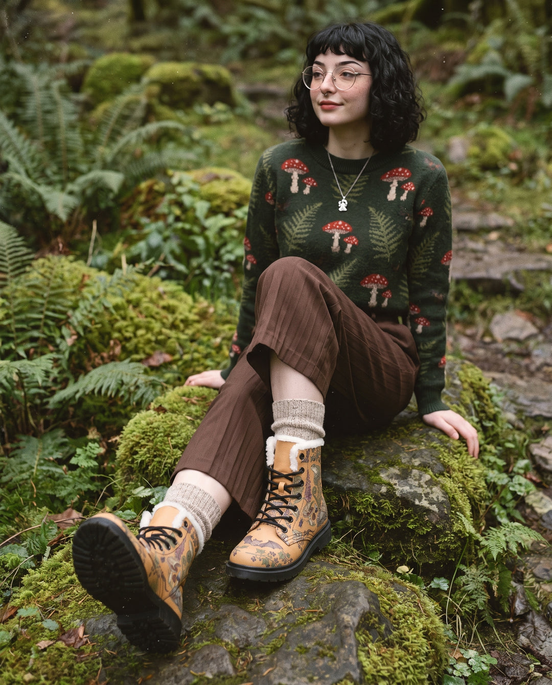 Bitter Berry Winter Boots worn